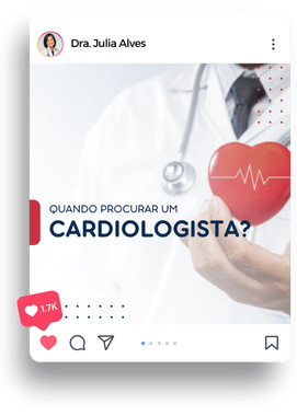 Post da Dra. Julia Alves: quando procurar um cardiologista